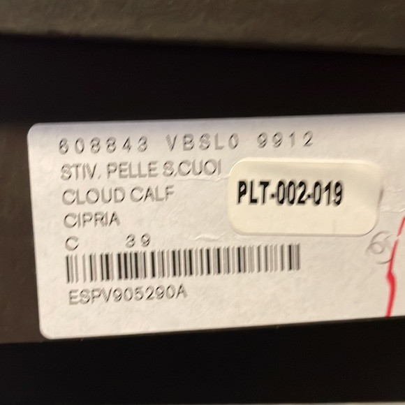 BOTTEGA VENETA Calf Leather Pull On Almond Toe Knee High Cloud Boots Cipria - Picture 6 of 12